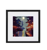 Image of Original Watercolor "Shore Leave" Framed