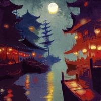 Image 2 of Original Watercolor "Shore Leave" Framed