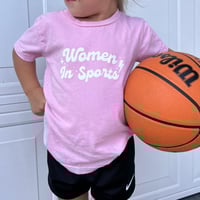 Image 1 of Women In Sports Pink T-Shirt Youth