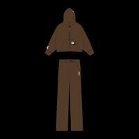 Image 1 of ??TRACKIE SET BROWN