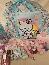 Image 2 of Hello Kitty Multi Color Duffle Bag Bundle 