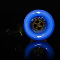 Image 3 of BLUE CHEESE / GREEN SPARKLE 18MM SLIDE