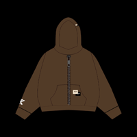 Image 1 of ??TRACKIE TOP BROWN