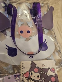 Image 1 of Kuromi Double Clear Bag Bundle 