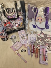 Image 4 of Kuromi Double Clear Bag Bundle 