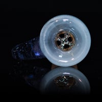Image 4 of LIGHT BLUE SATIN? / PURPLE SPARKLE 18MM SLIDE