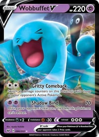 Wobbuffet V - SWSH01: Sword & Shield Base Set - Lightly Played