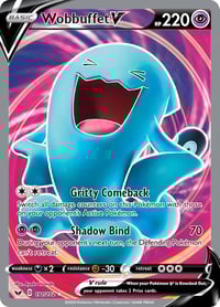 Wobbuffet V (Full Art) - SWSH01: Sword & Shield Base Set - Near Mint
