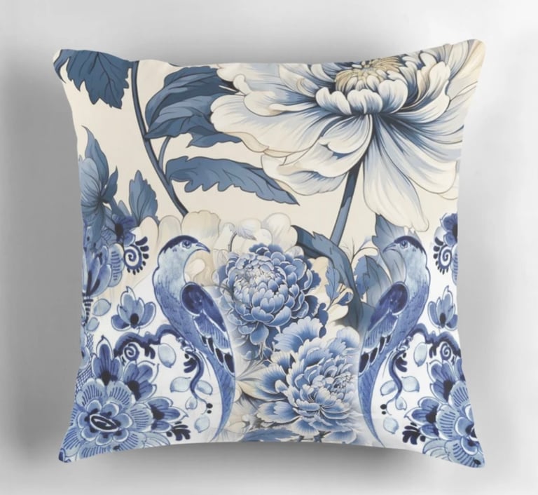Kinds of Blue cushion Image 3