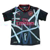 Image 1 of Stripped Denim Arsenal Jersey