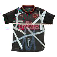 Image 4 of Stripped Denim Arsenal Jersey