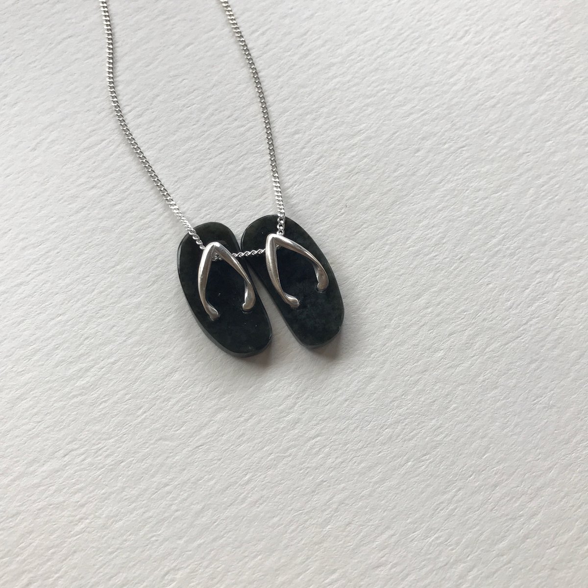 Image of Jade Slippahs - Black Jade