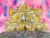 Exeter Cathedral Original Canvas and Limited Edition Giclee Print by Steve McCracken