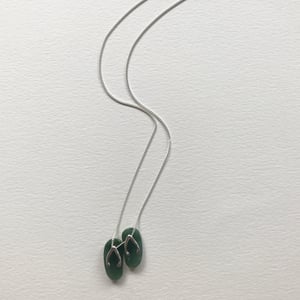 Image of Jade Slippahs - Green Nephrite Jade (A)