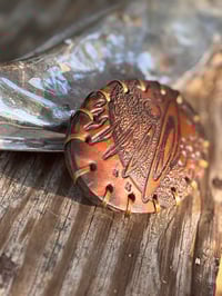 Image 2 of Original DAVE MANN/ Tom Fugle Planet in Space Leather Buckle