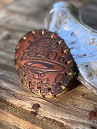 Image 5 of Original DAVE MANN/ Tom Fugle Planet in Space Leather Buckle