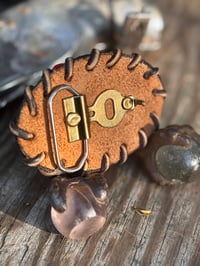 Image 5 of Original Tom Fugle "Lovers" Leather Belt Buckle