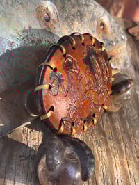 Image 5 of Original Tom Fugle Good Times Leather Belt Buckle