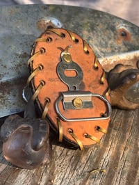 Image 4 of Original Tom Fugle Good Times Leather Belt Buckle