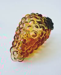 Image 3 of Vintage Golden Glass Grapes