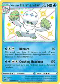 Galarian Darmanitan - Shining Fates: Shiny Vault  Near Mint