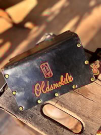 Image 4 of Original Tom Fugle Oldsmobile Leather Long Trucker Billfold