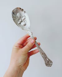 Image 4 of Vintage Italian Silver Serving Spoons