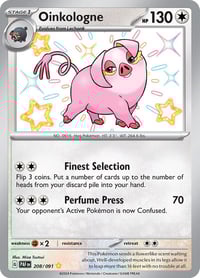 Oinkologne - 208/091 - SV: Paldean Fates - Lightly Played