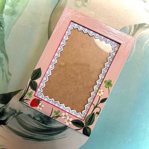 Image of Strawberry Handpainted Frame (plus painting commission)