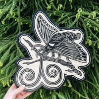 Image 1 of Moth Woodcut