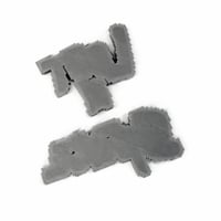 Image 4 of Lost In Space Logo B&W TV Standard In Silver Gray