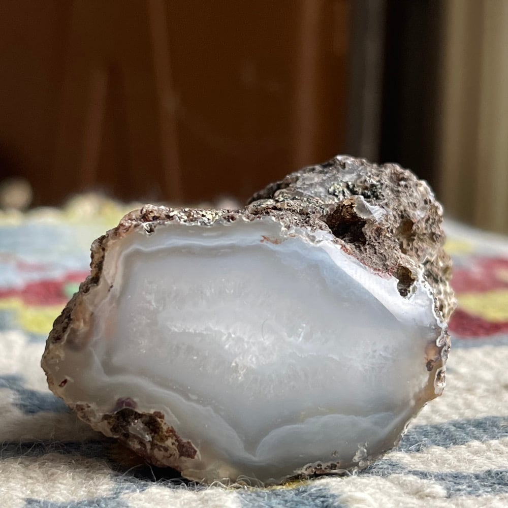Gray/Blue Banded Montana Agate Nodule