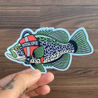 Emotional Support Crappie Sticker