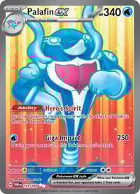 Palafin ex - 193/167 - SV06: Twilight Masquerade - Near Mint