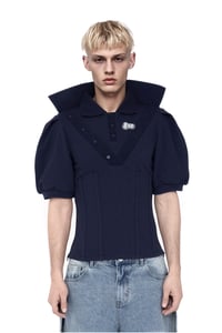 Image 1 of LEON CORSET POLO navy