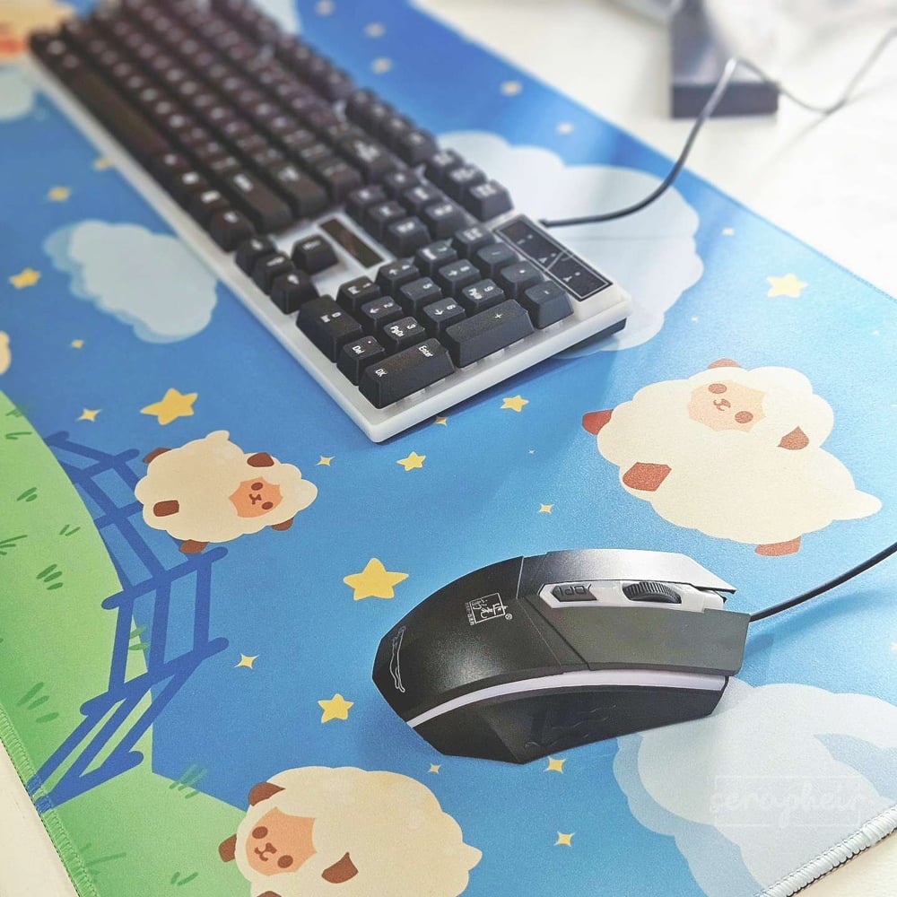 Image of Counting Sheep - Deskmat [90x40cm]