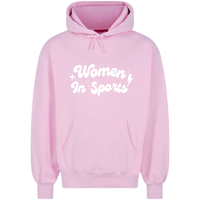 Women In Sports Pink Hoodie