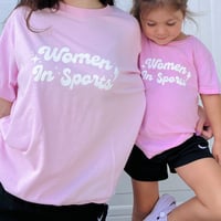 Image 2 of Women In Sports Pink T-Shirt Youth