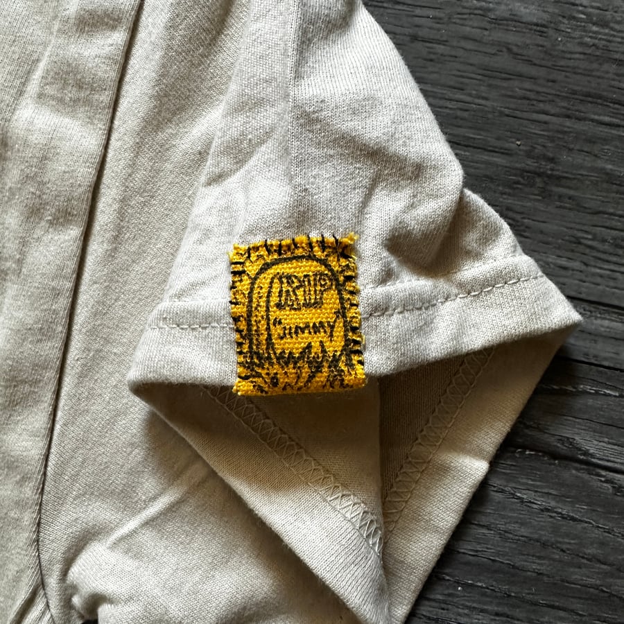 Image of "Jimmy Memorial Tee" - MEDIUM Hand-Drawn T-Shirt w/ Label
