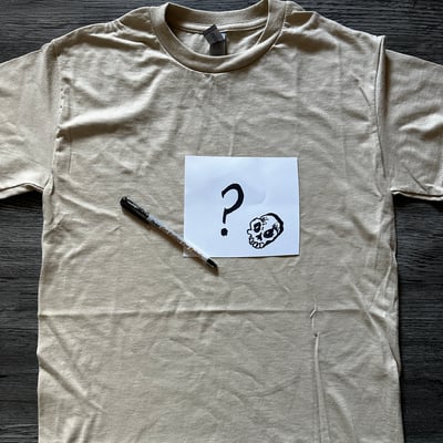 Image of CUSTOM HAND-DRAWN TEE W/ LABEL- Your Size, Your Request