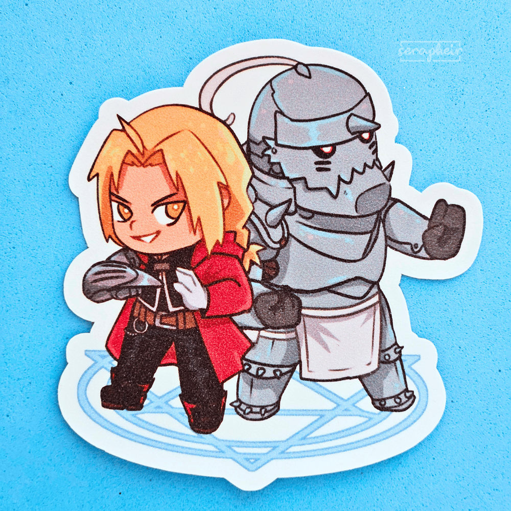 Image of Elric Brothers FMA - Sticker