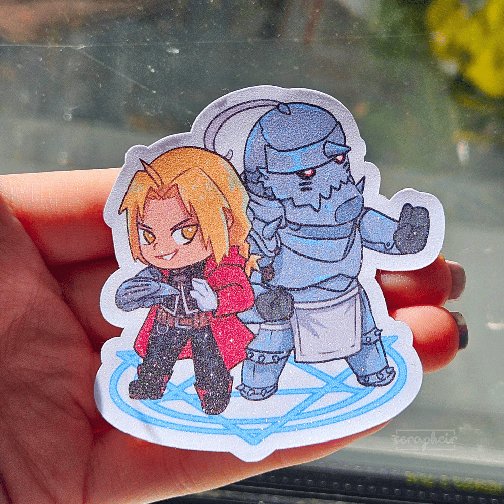 Image of Elric Brothers FMA - Sticker