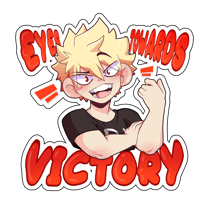 Image 1 of Bakugou Sticker