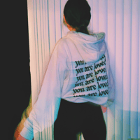 Image 2 of "you are loved" Hoodie