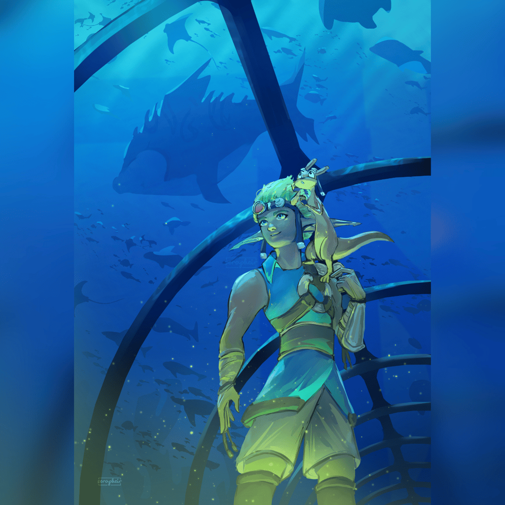 Image of Lost Precursor City - Jak & Daxter Print