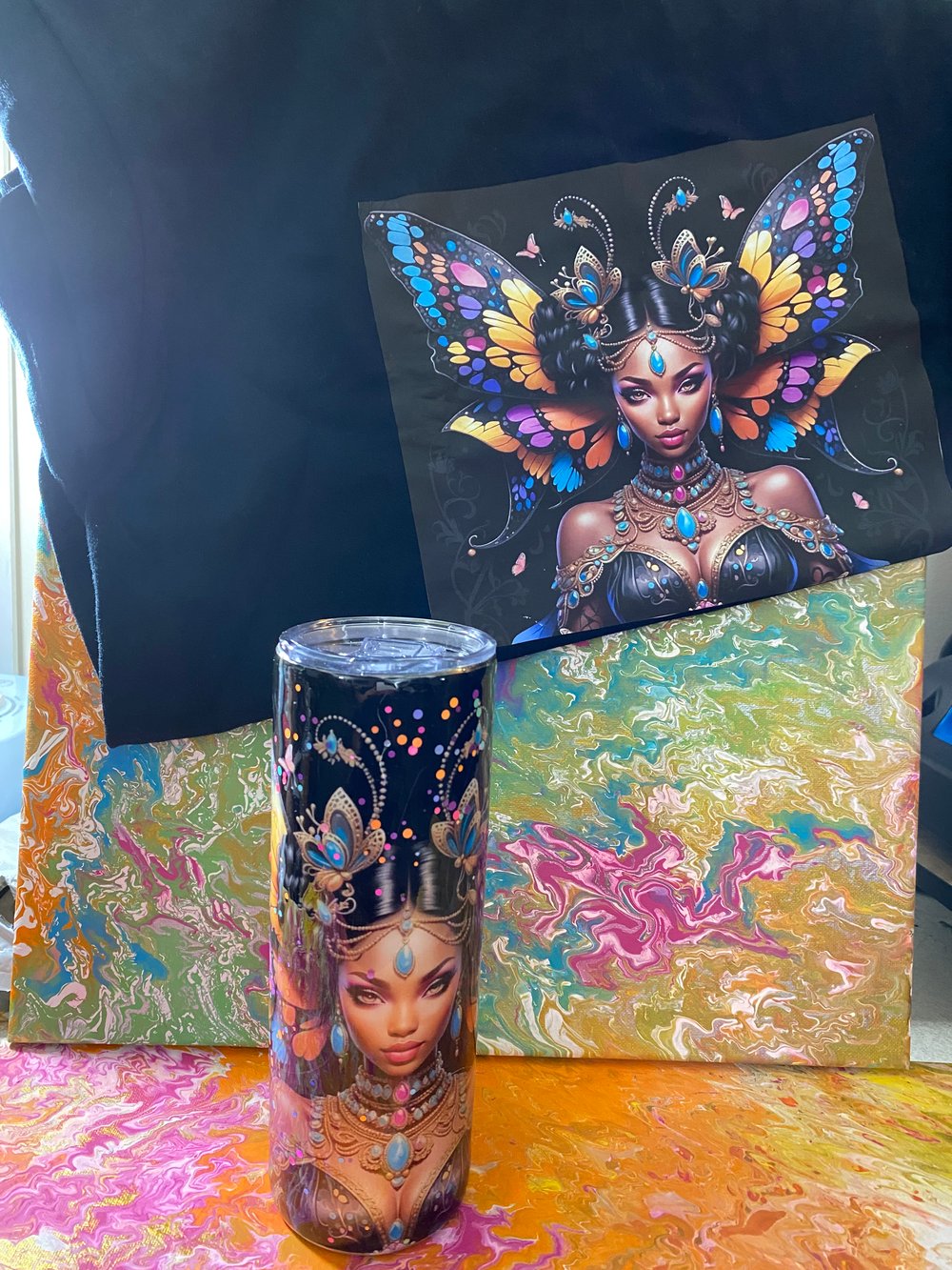 Image of Ready to Ship Butterfly Lady & Shirt 