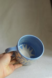 Image 2 of "Beach, My Muse" Shortie Mug 2 in Blueberry Milk