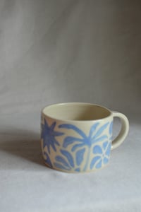 Image 3 of "Beach, My Muse" Shortie Mug 3 in Blueberry Milk