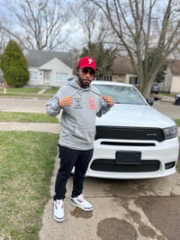 Image 1 of Grey Original Vizion Hoodie