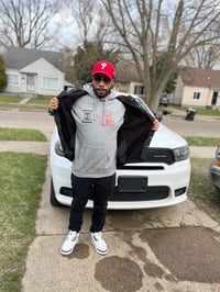 Image 2 of Grey Original Vizion Hoodie